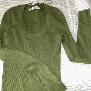 Green top from Zara **New**